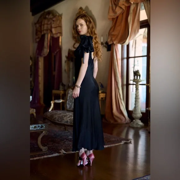 The Raven Poet Slip Dress - Picture 4 of 9